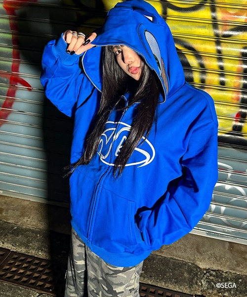 A'GEM/9 × .kom 『A'gem/エージェム』SONIC ZIP UP HOODIE /ソニック