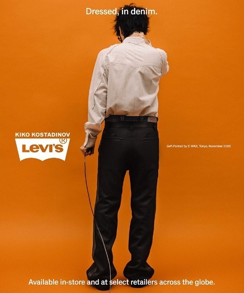 KIKO KOSTADINOV(キコ コスタディノフ)の「KIKO KOSTADINOV x Levi's/キココスタディノフ×リーバイス/ Men's Andy Suit Trousers(スラックス・メンズ・ブラック・29/34/33/32/31/30)」の2枚目の写真