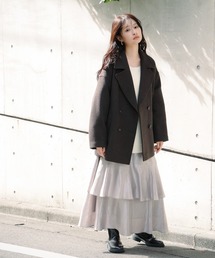 N.（N. Natural Beauty Basic） | シャイニーティアードスカート(スカート)