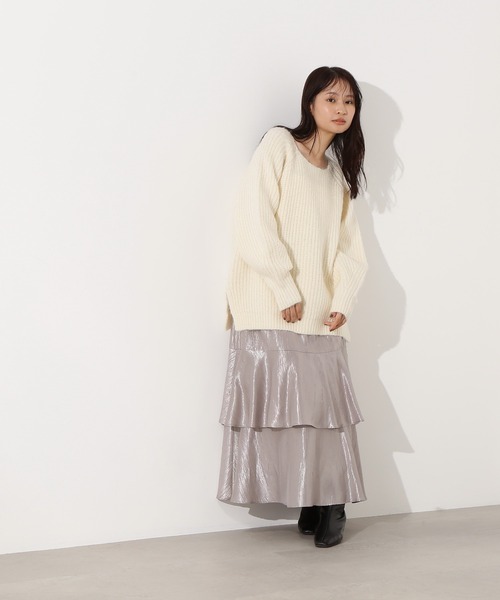 シャイニーティアードスカート（スカート）｜N.（N. Natural Beauty