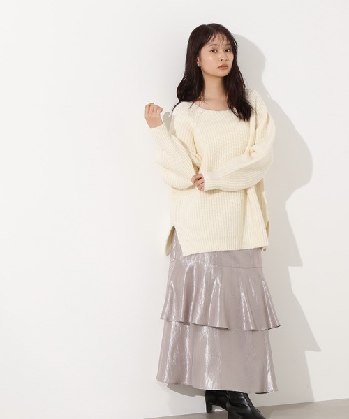 シャイニーティアードスカート（スカート）｜N.（N. Natural Beauty