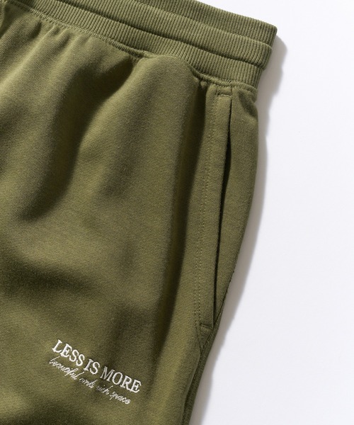 MAISON CLUB(メゾンクラブ)の「【MAISON CLUB】ワンポイント刺繍スウェットパンツ LESS IS MORE 裏毛 セットアップ対応(スウェットパンツ・メンズ・ブラック/グリーン/ネイビー/ホワイト/グレー・L/M/XL)」の18枚目の写真