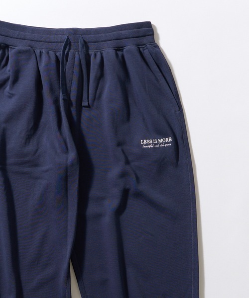 MAISON CLUB(メゾンクラブ)の「【MAISON CLUB】ワンポイント刺繍スウェットパンツ LESS IS MORE 裏毛 セットアップ対応(スウェットパンツ・メンズ・ブラック/グリーン/ネイビー/ホワイト/グレー・L/M/XL)」の14枚目の写真