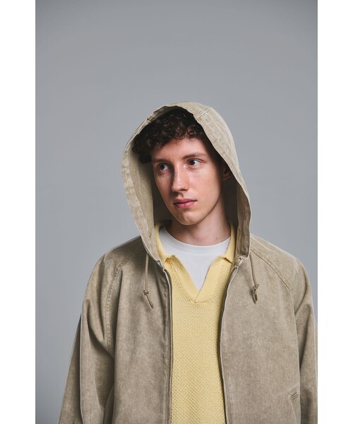 プリント バイオ フード ブルゾン（ブルゾン）｜green label relaxing