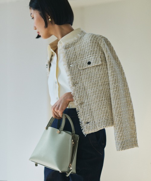 E'POR（エポール）の「【E'POR】Y BAG Mini/超軽量・26SS（ハンドバッグ・レディース・ダークグリーン/グレー/パープル系その他/モスグリーン/ダークブラウン/ブラック/キナリ・FREE）」の7枚目の写真