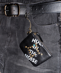 MEA（メア）の「HIN STUD CHAIN WALLET [BLACK]（札入れ/マネークリップ）」
