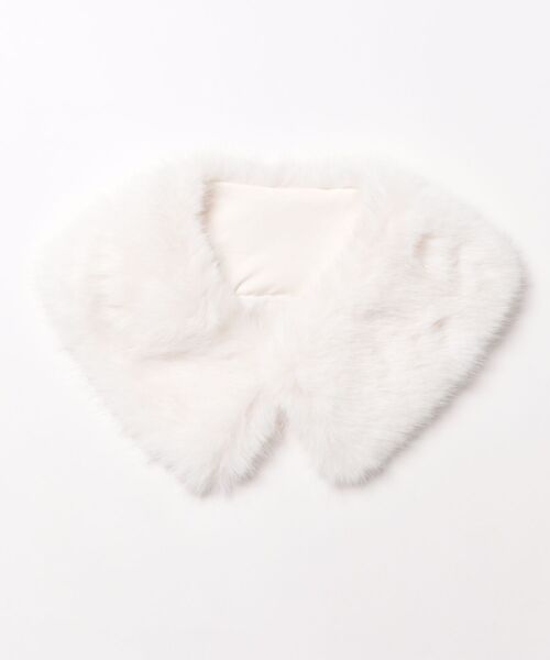 セール】【取り外し可能】ファーティペット付きハートニット