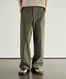 ROTEMBER（ローテンバー）の「ダブルニーパッチカーペンターワークパンツ [カーキ]（その他パンツ）」