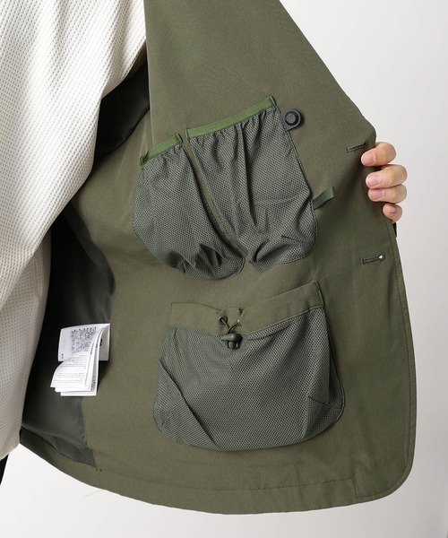 DAIWA PIER39(ダイワピア39)の「TECH LOOSE 2B JACKET RIPSTOP BJ-30025W(ブルゾン・メンズ・オリーブ・LARGE/MEDIUM/SMALL/X-LARGE)」の7枚目の写真