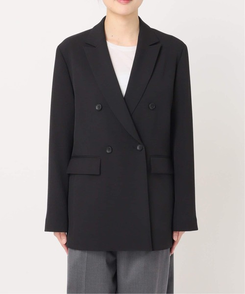 JOURNAL STANDARD（ジャーナルスタンダード）の「《追加》ウールライクストレッチジャケット（テーラードジャケット・レディース・チャコールグレー/チョコ/ブラック・36/38）」の12枚目の写真