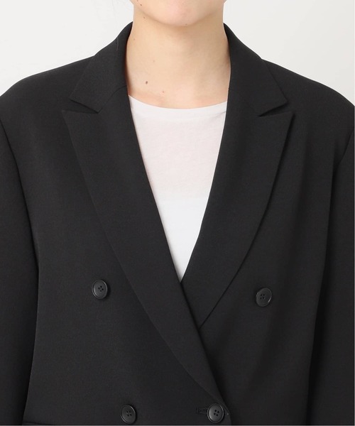 JOURNAL STANDARD（ジャーナルスタンダード）の「《追加》ウールライクストレッチジャケット（テーラードジャケット・レディース・チャコールグレー/チョコ/ブラック・36/38）」の16枚目の写真