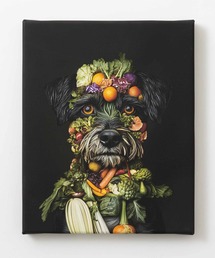 emonique（エモニーク）の「犬 シュナウザー デザイン 名画 壁掛け アートファインボード（ポスター/アート）」