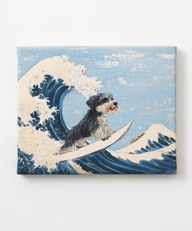 emonique（エモニーク）の「犬 シュナウザー デザイン 名画 壁掛け アートファインボード（ポスター/アート）」