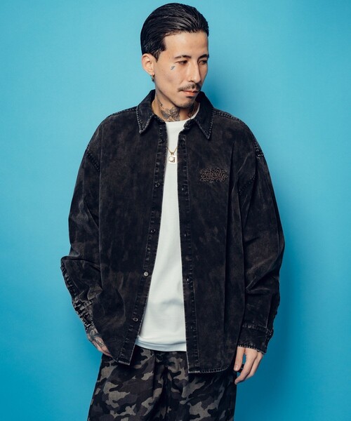 Subciety（サブサエティ）の「Washed duck shirt（シャツ/ブラウス・メンズ・グレー/ホワイト/ブラック・SMALL/MEDIUM/LARGE/X-LARGE）」の17枚目の写真