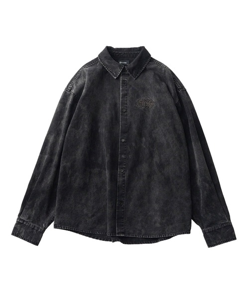 Subciety(サブサエティ)の「Washed duck shirt(シャツ/ブラウス・メンズ・グレー/ホワイト/ブラック・SMALL/MEDIUM/LARGE/X-LARGE)」の5枚目の写真