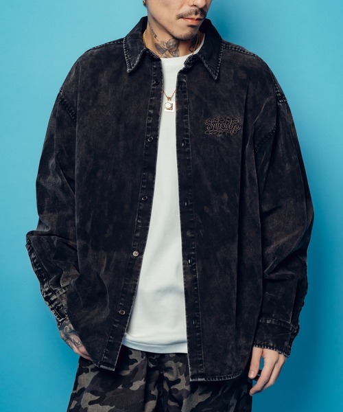 Subciety(サブサエティ)の「Washed duck shirt(シャツ/ブラウス・メンズ・グレー/ホワイト/ブラック・SMALL/MEDIUM/LARGE/X-LARGE)」の13枚目の写真