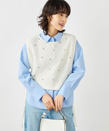 NOLLEY’S | 《手洗い可能》ビジュー付ベスト(ベスト)