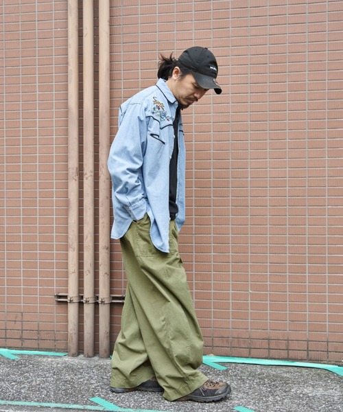 NO NEED(ノーニード)の「リップストップバルーンパンツ(その他パンツ・メンズ・アイボリー/オリーブ/ブラック・M/L/LL)」の20枚目の写真