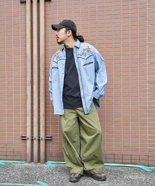 NO NEED(ノーニード)の「リップストップバルーンパンツ(その他パンツ・メンズ・アイボリー/オリーブ/ブラック・M/L/LL)」の21枚目の写真