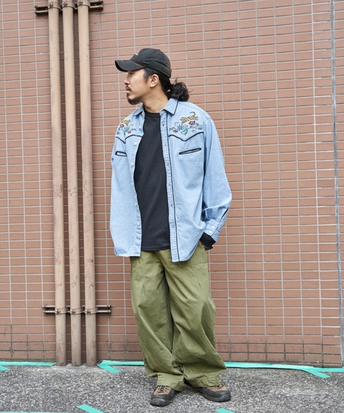 NO NEED(ノーニード)の「リップストップバルーンパンツ(その他パンツ・メンズ・アイボリー/オリーブ/ブラック・M/L/LL)」の22枚目の写真