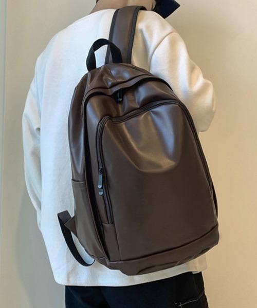 ONEP STAR(ワンピスター)の「ベーシックバックパック(バックパック/リュック・レディース・ダークブラウン/ブラック/グレー/オフホワイト・FREE)」の11枚目の写真