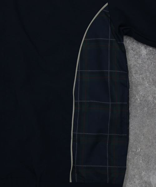 NYLAUS（ナイラス）の「【NYS】2026新作 オーバーサイズ 総柄切替 ゲームシャツテイスト ナイロンジャケット トラックジャケット ブルゾン ヒョウ柄 カモフラ柄 チェック柄（ブルゾン・メンズ・ネイビー/グレー/ブラック・L/M/S）」の13枚目の写真