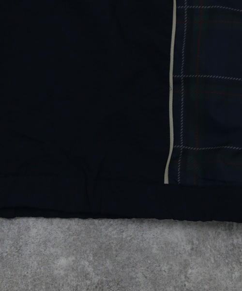 NYLAUS（ナイラス）の「【NYS】2026新作 オーバーサイズ 総柄切替 ゲームシャツテイスト ナイロンジャケット トラックジャケット ブルゾン ヒョウ柄 カモフラ柄 チェック柄（ブルゾン・メンズ・ネイビー/グレー/ブラック・L/M/S）」の15枚目の写真