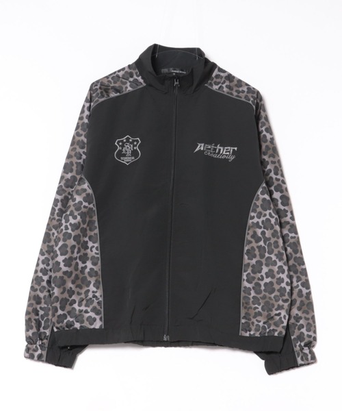 NYLAUS（ナイラス）の「【NYS】2026新作 オーバーサイズ 総柄切替 ゲームシャツテイスト ナイロンジャケット トラックジャケット ブルゾン ヒョウ柄 カモフラ柄 チェック柄（ブルゾン・メンズ・ネイビー/グレー/ブラック・L/M/S）」の22枚目の写真