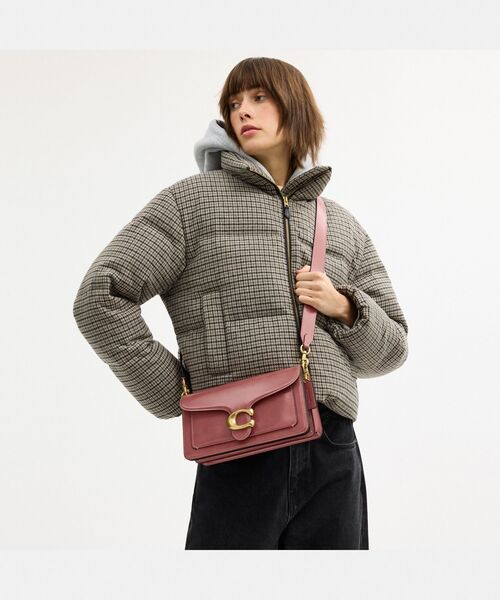 COACH ショルダーバッグ バーガンディ COACH（コーチ）の「タビー ショルダー バッグ 26（ショルダーバッグ