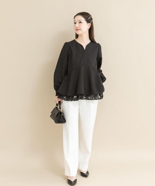 URBAN RESEARCH ROSSO WEB限定レイヤードペプラムブラウス URBAN RESEARCH ROSSO WOMEN（アーバンリサーチ ロッソ）の「『WEB限定