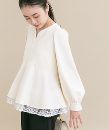 URBAN RESEARCH ROSSO WOMEN | 『WEB限定』レイヤードペプラムブラウス(シャツ/ブラウス)