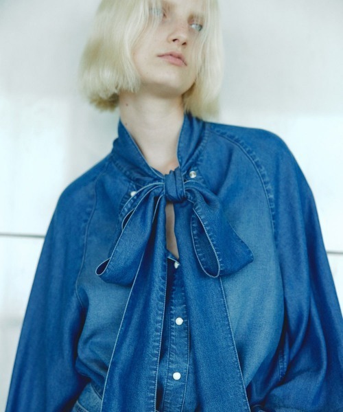 デニムボウブラウス（シャツ/ブラウス）｜allureville（アルアバイル