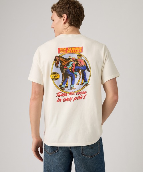 Levi's(リーバイス)の「Levi's/リーバイス ショートスリーブ リラックス Tシャツ(Tシャツ/カットソー・メンズ・ホワイト・XL/L/M/S)」の3枚目の写真