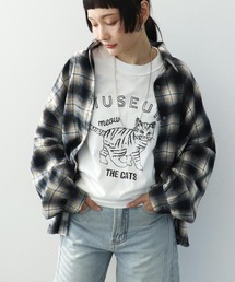 Three Four Time（スリーフォータイム）の「グラデチェック柄シャツ（シャツ/ブラウス）」