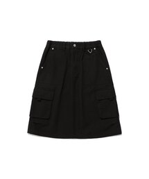 CARGO MIDI SKIRT_BLACK(IK2ESFPA90A)