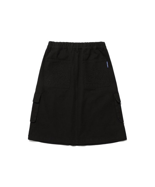 ISTKUNST(イストクンスト)の「CARGO MIDI SKIRT_BLACK(IK2ESFPA90A)(スカート・レディース・ブラック・S/M)」の2枚目の写真