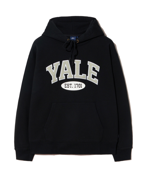 YALE(イェール)の「ツートンアーチフード_ブラック(パーカー・レディース・その他・S/M/L/XL/WS/XX-LARGE)」の1枚目の写真