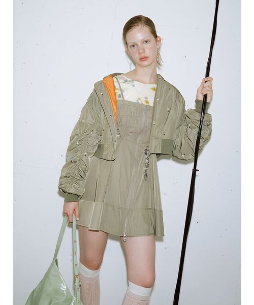 FURFUR(ファーファー)の「ぼかしフラワープリントシアープルオーバー(Tシャツ/カットソー・レディース・アイボリー/イエロー/ネイビー・F)」の13枚目の写真