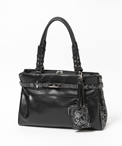 HARE(ハレ)の「ジャガードキリカエベルトバッグ(HARE)(ハンドバッグ・レディース・ブラック・FREE)」の10枚目の写真