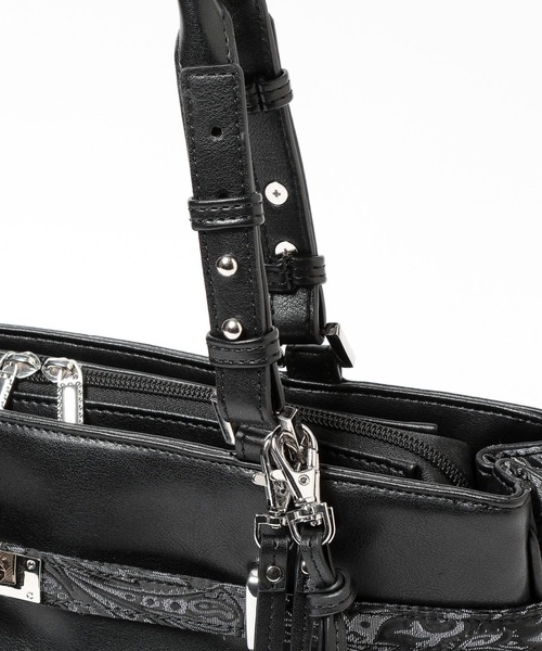 HARE(ハレ)の「ジャガードキリカエベルトバッグ(HARE)(ハンドバッグ・レディース・ブラック・FREE)」の14枚目の写真