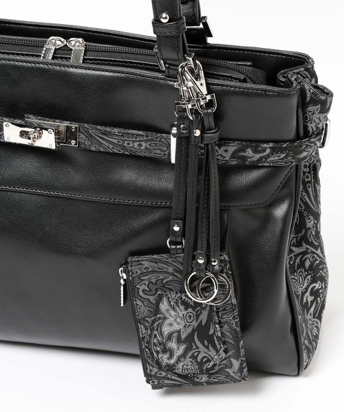 HARE(ハレ)の「ジャガードキリカエベルトバッグ(HARE)(ハンドバッグ・レディース・ブラック・FREE)」の17枚目の写真