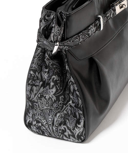 HARE(ハレ)の「ジャガードキリカエベルトバッグ(HARE)(ハンドバッグ・レディース・ブラック・FREE)」の20枚目の写真