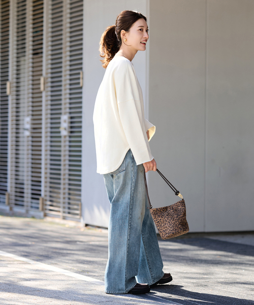 FRAMeWORK（フレームワーク）の「AULENTTI /オウレンティ LEOPARDO 2WAYハンドルトート（トートバッグ・レディース・ブラウン・FREE）」の3枚目の写真