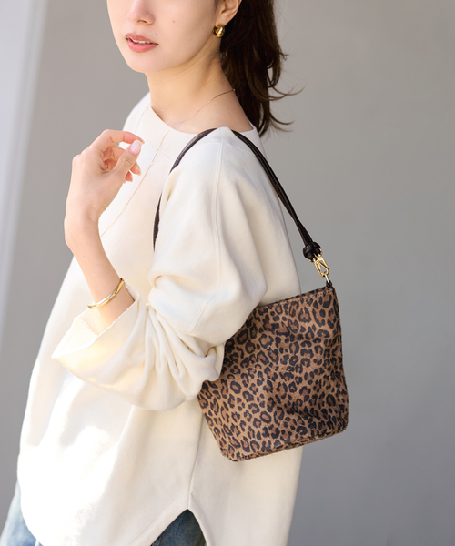 FRAMeWORK（フレームワーク）の「AULENTTI /オウレンティ LEOPARDO 2WAYハンドルトート（トートバッグ・レディース・ブラウン・FREE）」の6枚目の写真