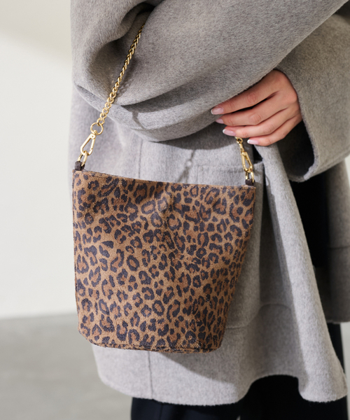 FRAMeWORK（フレームワーク）の「AULENTTI /オウレンティ LEOPARDO 2WAYハンドルトート（トートバッグ・レディース・ブラウン・FREE）」の12枚目の写真