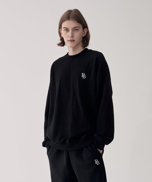 PAPERBOY(ペーパーボーイ)の「PBロゴスウェットシャツ-ブラック(スウェット・レディース・その他・S/M/L/XL)」の2枚目の写真