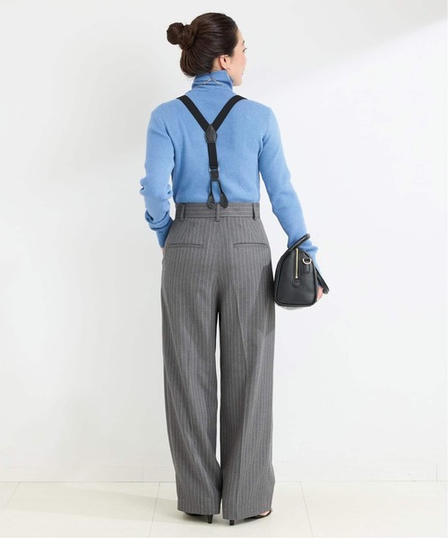 B.C STOCK（ベーセーストック）の「《追加3》ウォッシャブル / タートルリブニット2（ニット/セーター・レディース・レッド/イエロー/ブルー・FREE）」の6枚目の写真