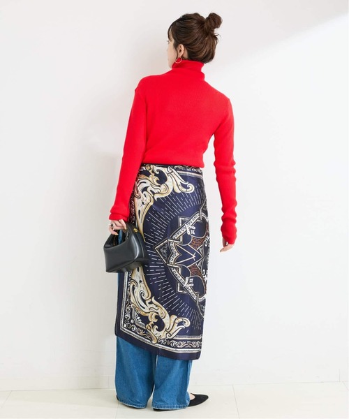 B.C STOCK（ベーセーストック）の「《追加3》ウォッシャブル / タートルリブニット2（ニット/セーター・レディース・レッド/イエロー/ブルー・FREE）」の14枚目の写真