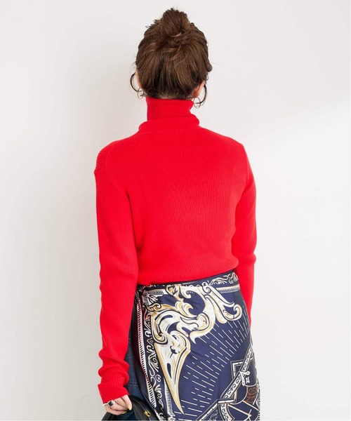 B.C STOCK（ベーセーストック）の「《追加3》ウォッシャブル / タートルリブニット2（ニット/セーター・レディース・レッド/イエロー/ブルー・FREE）」の18枚目の写真