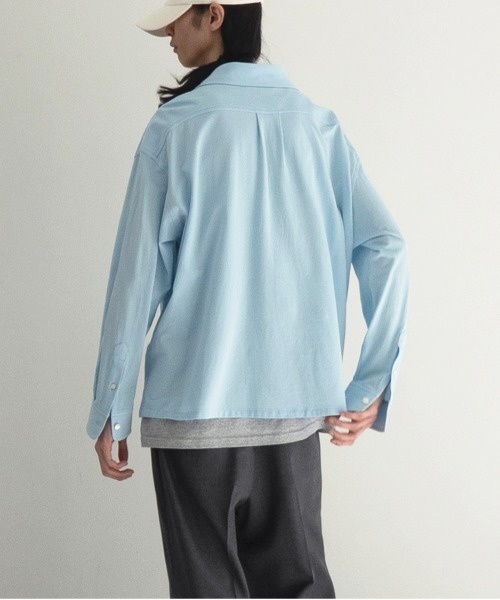 KAIKO（カイコー）の「KAIKO Tomorrow shirt（シャツ/ブラウス・メンズ・サックスブルー/オフホワイト・2/1）」の7枚目の写真